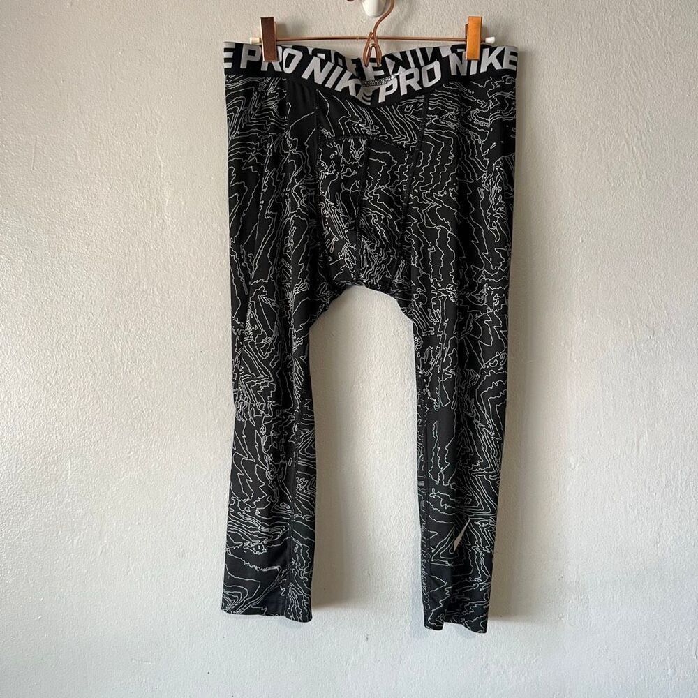 Nike Pro Warm compression Tights (Men's) cropped